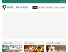 Tablet Screenshot of hotel-smaragd.cz
